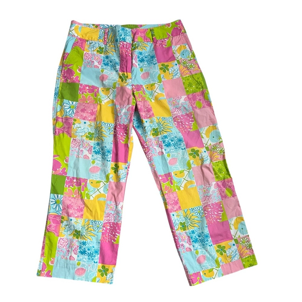 Vintage Lilly Pulitzer Cropped Pants - Picture 2 of 10